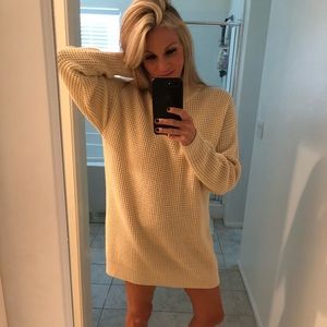 Sweater dress or it can be a sweater over leggings. I’ve worn it both ways.